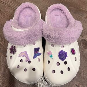 Fuzzy Crocs! NWOT